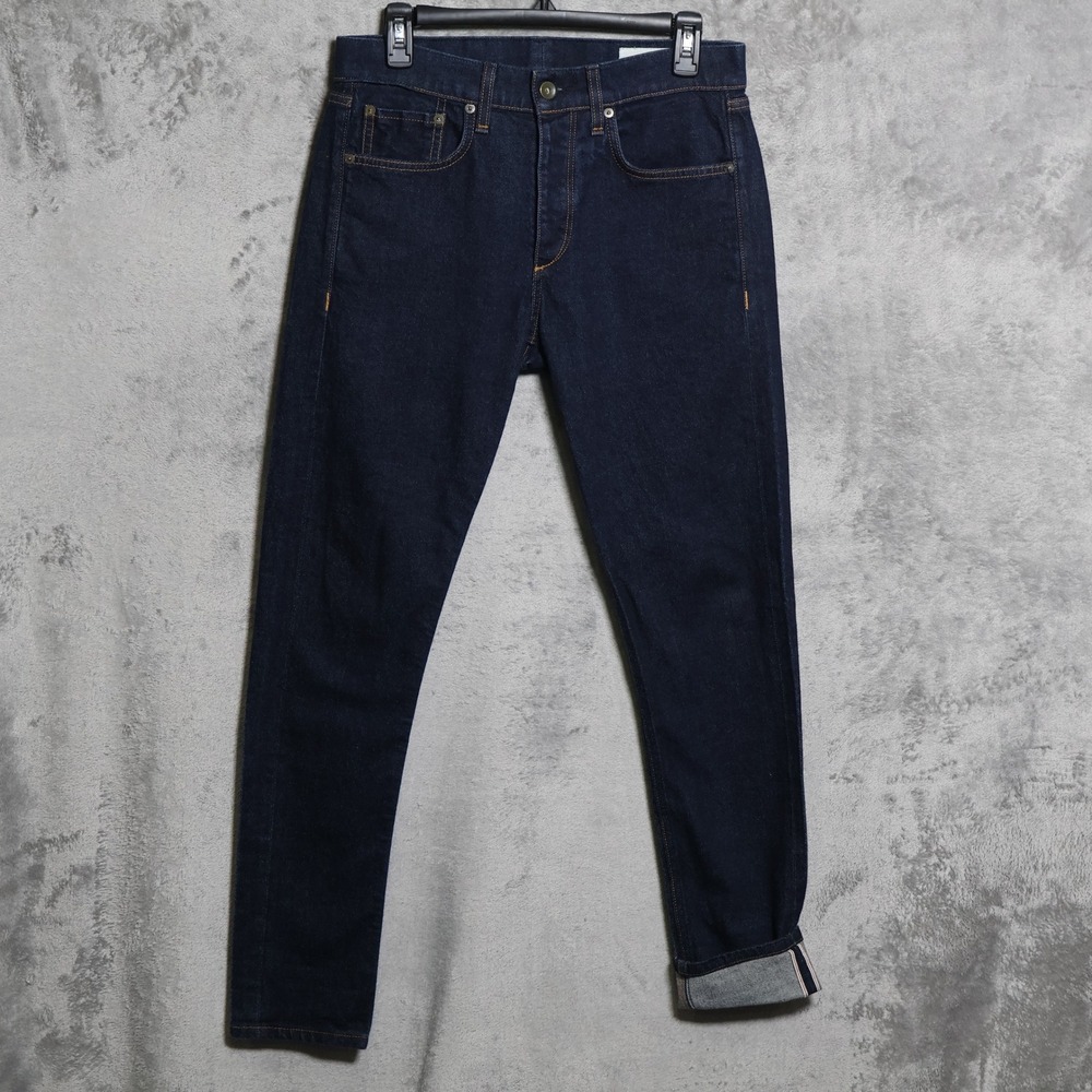 Rag & Bone Fit 1 Extra Slim Jeans Mens 30x30 Indigo Blue Selvedge Raw Denim